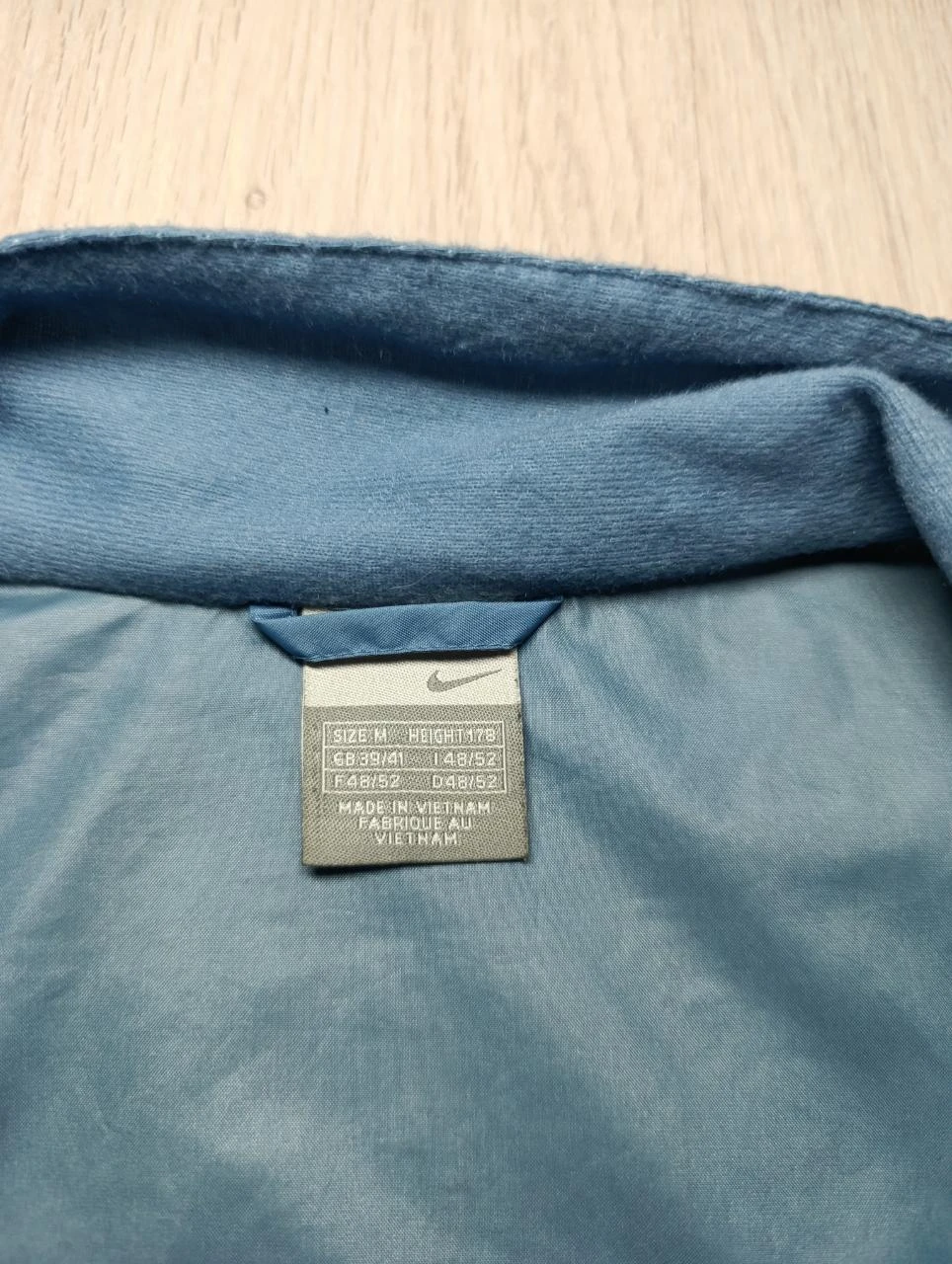 Vintage 2000s Nike Windbreaker Jacket Blue - Size M / L – photo 3
